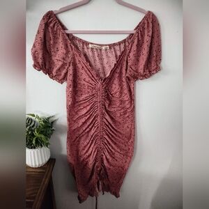 Liberty Women's Mauve Floral Mini Dress